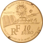 10 Euros Le Prestre de Vauban obverse image