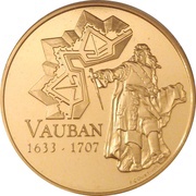 10 Euros Le Prestre de Vauban, France, 2007 reverse image
