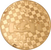 10 Euros Renault F1 obverse image