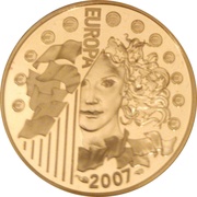 10 Euros Airbus A380, France, 2007 reverse image