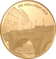 10 Euros Pont-Neuf, France, 2007 reverse image