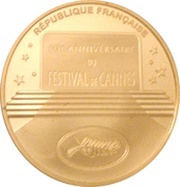 10 Euros Cannes Cinema Festival obverse image