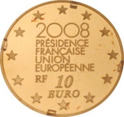 10 Euros French Presidency obverse image