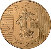 10 Euros French Republic obverse image