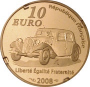 10 Euros André Citroen obverse image