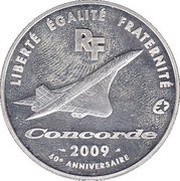 10 Euros Concorde Eurostar obverse image