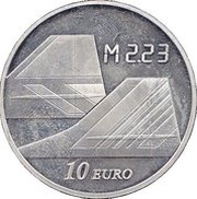 10 Euros Concorde Eurostar reverse image