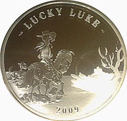 10 euro Lucky Luke, France, 2009 reverse image