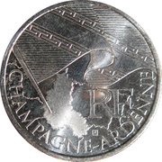 10 Euros Champagne-Ardenne, 1st type obverse image