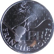 10 Euros Franche-Comté, 1st type obverse image