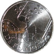 10 Euros Île de France, 1st type obverse image