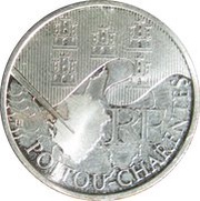 10 Euros Poitou-Charentes, 1st type obverse image