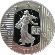 10 Euros New Franc obverse image
