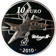 10 Euros, France, 2010 reverse image