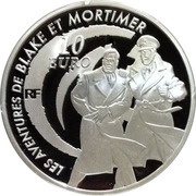 10 Euros Blake and Mortimer obverse image