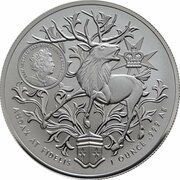 1 Dollar In the name of Elizabeth II; 6th Portrait - Coat of Arms - Queensland; Silver obverse image
