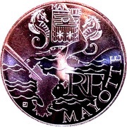 10 Euros Mayotte, 1st type obverse image