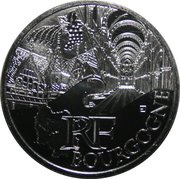 10 Euros Burgundy obverse image