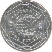 10 Euros Lorraine, France, 2011 reverse image