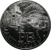 10 Euros Martinique obverse image