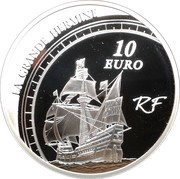 10 Euros Jacques Cartier obverse image