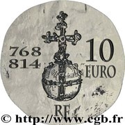 10 Euros Charlemagne obverse image