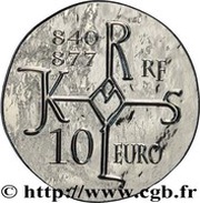 10 Euros Charles II obverse image