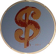 10 Euros Andy Warhol, France, 2011 reverse image