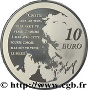 10 Euros Cosette, France, 2011 reverse image