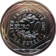10 Euros Bretagne, France, 2012 reverse image