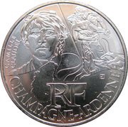 10 Euros Champagne-Ardenne obverse image