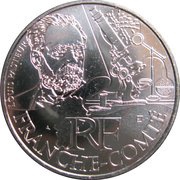 10 Euros Franche-Comté obverse image