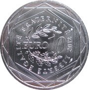 10 Euros Île de France, France, 2012 reverse image
