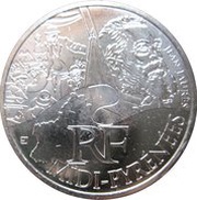10 Euros Midi-Pyrénées obverse image