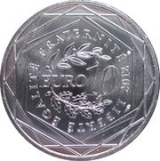 10 Euros Midi-Pyrénées, France, 2012 reverse image