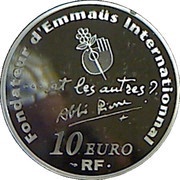 10 Euros Abbé Pierre obverse image