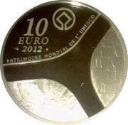10 Euros Abou Simbel, France, 2012 reverse image