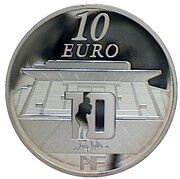 10 Euros Toulon Rugby Club obverse image