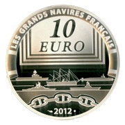10 Euros Joan of Arc, France, 2012 reverse image