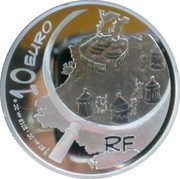 10 Euros Astérix obverse image