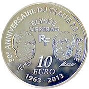 10 Euros Elysée Treaty obverse image