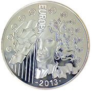 10 Euros Elysée Treaty, France, 2013 reverse image
