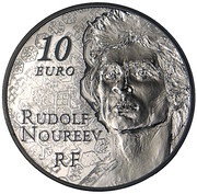 10 Euros Rudolf Nureyev obverse image