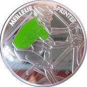 10 Euros Best Sprinter, France, 2013 reverse image