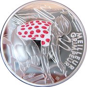 10 Euros Best Climber, France, 2013 reverse image
