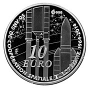 10 Euros European Space Agency obverse image