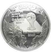 10 Euros World Cup FIFA 2014, France, 2014 reverse image