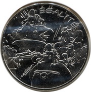10 Euros – Astérix and Equality Le domaine des dieux, France, 2015 reverse image