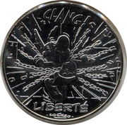 10 Euros – Astérix and Liberty Le tour de Gaule d’Astérix, France, 2015 reverse image
