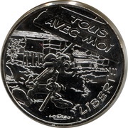 10 Euros – Astérix and Liberty Le cadeau de César, France, 2015 reverse image